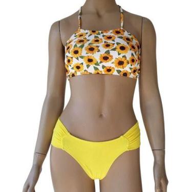 Imagem de Biquíni Plus Size Reforçado Com Bojo Croped Tendência 310 - Musa de Ve