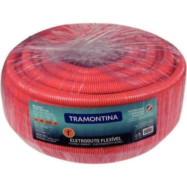 Imagem de Eletroduto Corrugado Reforçado Flexível Dn32 1" 25 M - Tramontina