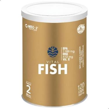 Imagem de Vital Fish Suplemento 120 Cápsulas de 1000mg Vital Atman, Natural