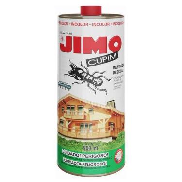 Imagem de Inseticida para Madeira Jimo Cupim Incolor 900ML Tratamento Preventivo e Curativo Alto Poder de Penetração Transparente