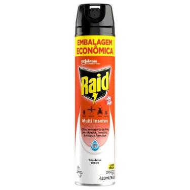 Imagem de Inseticida Aerossol Raid Multi-Insetos Base Água 420m