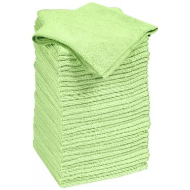 Imagem de Pano de Limpeza de Microfibra, Lavável e Reutilizável, 36 UN, Quickie, Verde