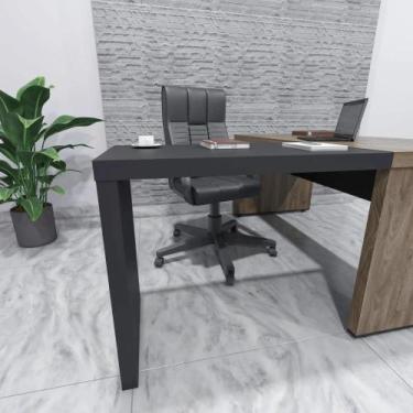 Imagem de Mesa de Apoio Extensão do Espaço de Trabalho Tamburato 89cm Preto Arta
