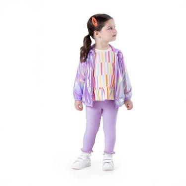 Imagem de Jaqueta Metalizada Infantil Menina Marisol - GB, 3P