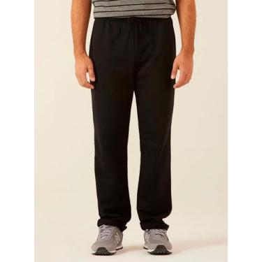 Imagem de Calça Moletom Malwee 1000006669 Masculina Reta Algodão T. P/XGG, GG, 0