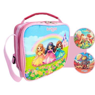 Imagem de Lancheira Térmica Infantil Nylon bubag, Rosa