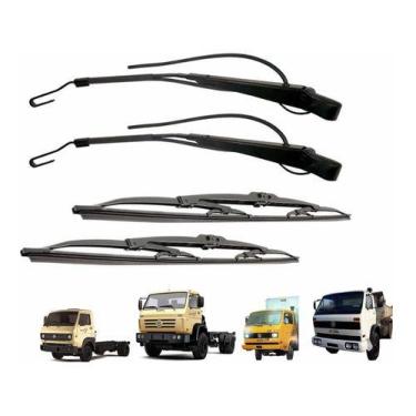 Imagem de Kit Haste E Braço Limpador Para Brisa Caminhão Vw Worker - Genérica