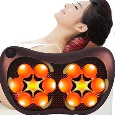 Imagem de Travesseiro Massageador Shiatsu Alivia Tensao Dores Musculares Anti Stress -