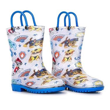 Imagem de Paw Patrol boys Character Printed Waterproof Easy-On Handles PVC Rain Boots (Light Blue, numeric_1)