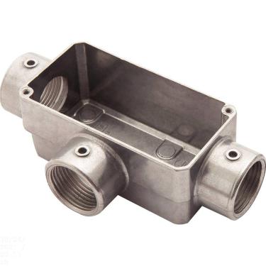 Imagem de Condulete fixo 1" tipo "T" - sem tampa / rosca BSP / sem pintura Tramontina