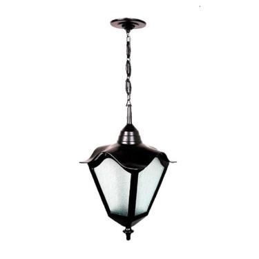 Imagem de Luminária Externa e Interna Romana Com Corrente em Alumínio