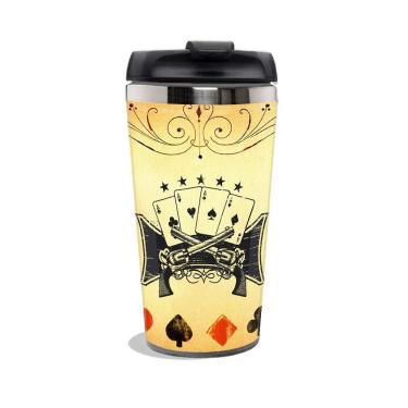 Imagem de Copo Termico Personalizado Cartas Baralho
