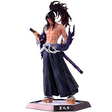 Imagem de Figuras de Demon Slayer Action Figurine Kokushibo Anime Character Figura estática 3D Anime Modelo PVC12.6"A coleção e decoração perfeitas para fãs de anime