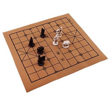 Imagem de simhoa Stereoscopic Chinese Terracotta Warriors Pieces Chess Chinese Xiangqi