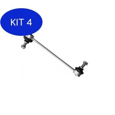 Imagem de Kit 4 Bieleta Suspensão Dianteira Esquerdo Kia Picanto 04 A