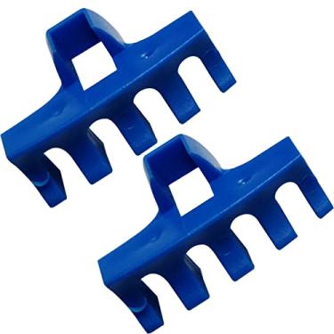 Imagem de Wemay 2 peças de raquete de badminton propagador de carga raquetes redutor de pressão protetor de raquete de badminton para a maioria das máquinas de corda de badminton