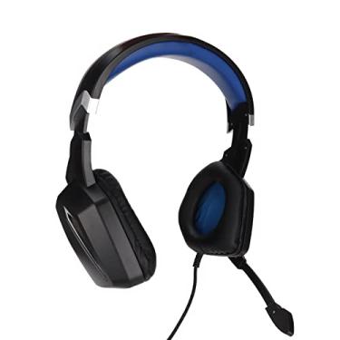 Imagem de Fone de ouvido para jogos com fio, fone de ouvido RGB Over Ear Gaming com microfone cancelador de ruído, fone de ouvido estéreo para jogos com som surround para PS4 consoles de celular PC