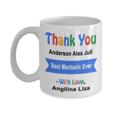 Imagem de Caneca de mecânico personalizada, melhor caneca de mecânico, caneca de mecânico personalizada, presentes de mecânico, presente personalizado para mecânico, presente de agradecimento mecânico, presente de agradecimento mecânico, mecânico