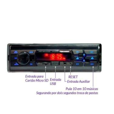 Imagem de Rádio Usb/Bluetooth Rs-2604br Roadstar