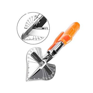 Imagem de Tubo de tubo de plástico poliuretano de PVC para decoração doméstica Toolso 45-180 graus, corte tesoura para decoração de casa e encanamento