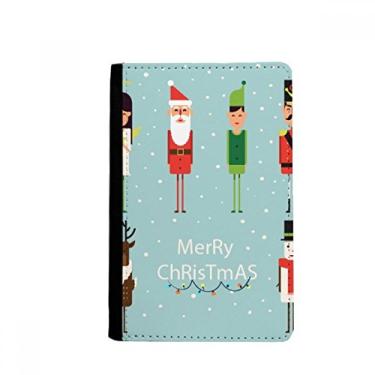 Imagem de Feliz Natal ilustração abstrata homem porta-passaporte notecase burse carteira capa porta-cartão, Multicolor