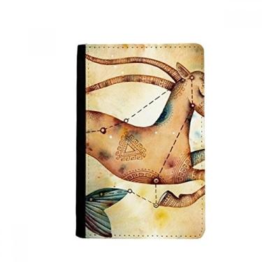 Imagem de Janeiro dezembro capricórnio constelação zodíaco porta-passaporte notecase burse carteira capa porta-cartão, Multicolor