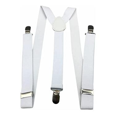 Imagem de Suspensórios Masculino E Feminino 2,5cm - (Branco, Infantil)