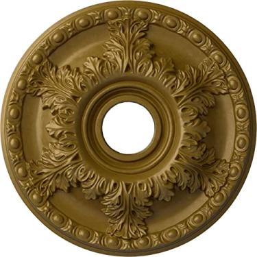 Imagem de Ekena Millwork Medalhão de teto CM18GAGLS Granada, dourado
