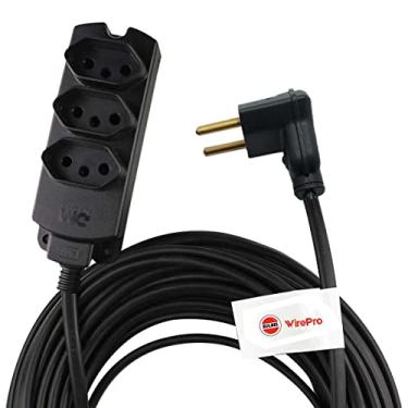 Imagem de Extensão Elétrica 1,5 Metros 3T 2P+T 10A WirePro Preto
