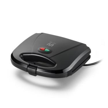 Imagem de Sanduicheira E Minigrill Chapa Antiaderente Dupla Ondulada 127v 750w Multilaser - CE043OUT [Reembalado] CE043OUT