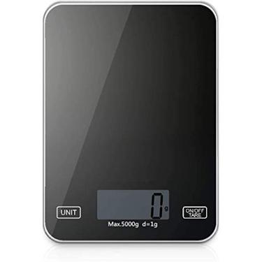 Imagem de balança de alimentos balanças de cozinha digitais, balança de cozinha eletrônica de 5 kg com display LCD balança eletrônica doméstica