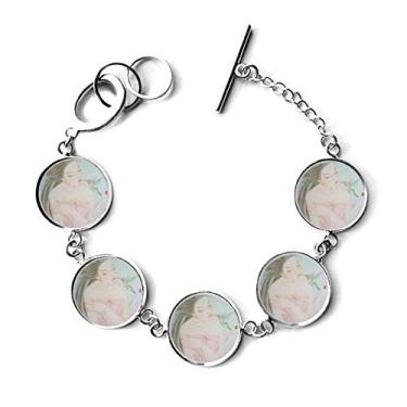 Imagem de DIYthinker Pulseira de Aquarela de Estilo Chinês de Beleza com Pássaro