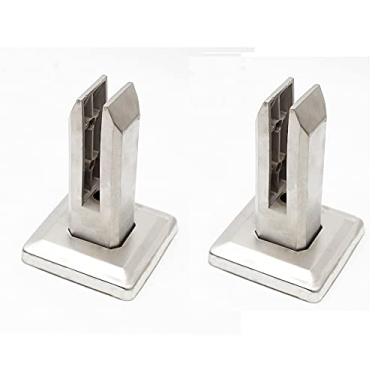 Imagem de 2 unidades de aço inoxidável 304 espigões de vedação de vidro para piscina, balaustrada, espigões, espigões, suporte, escadas, espigões, espigões, espigão, suporte, trilhos