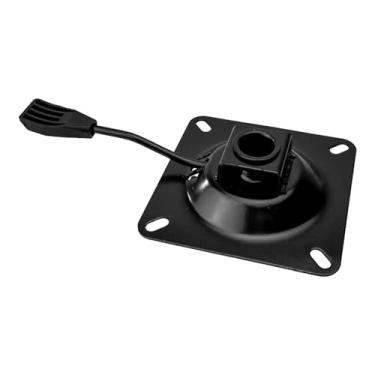 Imagem de Kokiya Banco de bar placa giratória cadeira de escritório mecanismo de inclinação ajuste de altura mecanismo de assento de metal durável placa base para móveis, com alavanca de elevação