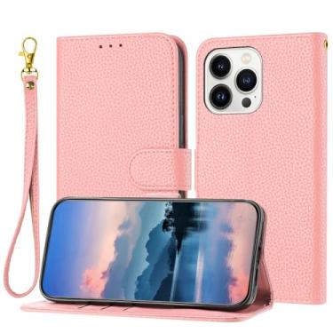 Imagem de Suporte de cartão de couro magnético Waller Case para Samsung Galaxy A50 A70 A40 A30 A20s A10e A7 2018 M54 M14 M53 M33 Flip Litchi Cover, rosa, para Galaxy A20E