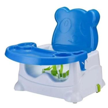 Imagem de Cadeira Booster Alimentação Infantil Ursinho Baby Style Azul - Tapuzim