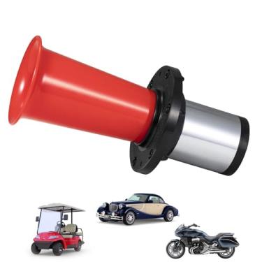 Imagem de OOGA Air Horn antigo Ahooga vintage clássico estilo antigo escola 12V 110DB Banhao carro caminhão ar divertido buzina vermelho