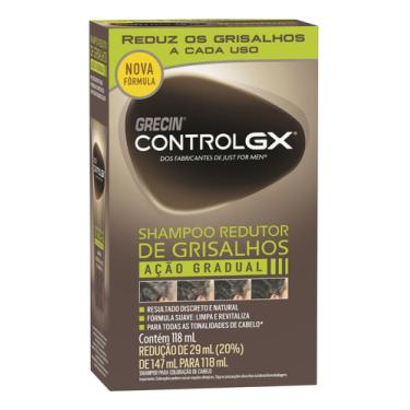 Imagem de Shampoo Redutor Grisalhos Grecin Control Gx Original 118 Ml