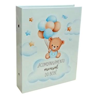 Imagem de Álbum Bebê Mensal 200 Fotos 10x15 Ical Menino Ou Menina (azul)