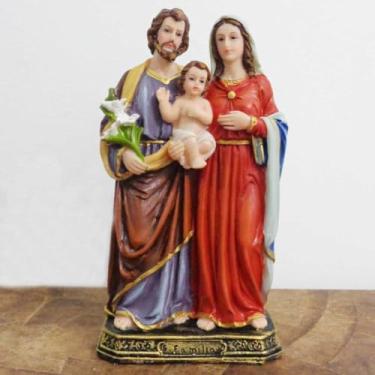 Imagem de Imagem da Sagrada Família em Resina - 20 cm