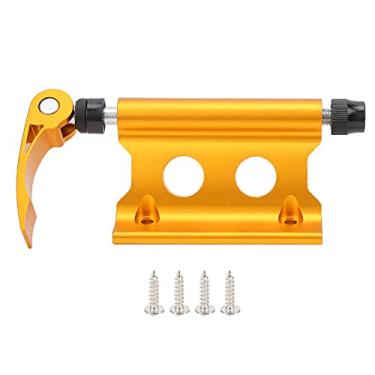 Imagem de Braçadeira Resistente do Suporte da Roda Dianteira, Montagem Em Liga de Alumínio, Liberação Rápida para Armazenamento ou Transporte (YELLOW)