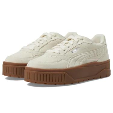 Imagem de PUMA Tênis infantil unissex Karmen Ii Idol (criança grande), Marfim fosco/marfim fosco/prata PUMA, 20