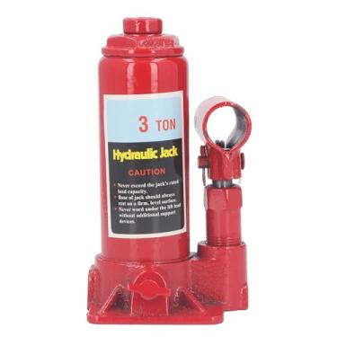 Imagem de Macaco Hidráulico, Macaco Hidráulico Soldado para Garrafa, Macaco Hidráulico Soldado para Carro Com Roscas Cortadas, Carga Máxima de 3 Toneladas