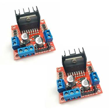 Imagem de FainWan 2 pacotes L298N Módulo de placa controladora de motor Dual H Bridge DC Stepper para Ar-duino