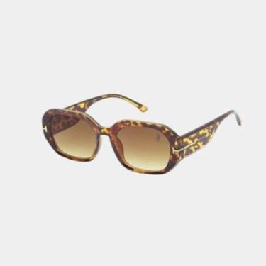Imagem de Óculos de Sol Polo London Club,  Retangular Vintage Tortoise-Feminino