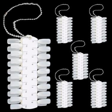 Imagem de 6 conjuntos com 216 pontas, amostra de cor de unha, pontas de camada dupla, paleta de cores transparentes, paleta de tinta, prática de amostras de tabela de cores