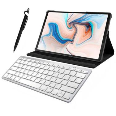 Imagem de Kit Capa Teclado Para Galaxy Tab A9 Sm-X110 X115 + Caneta - Duda Store