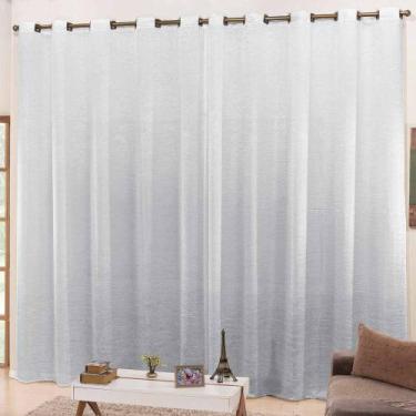 Imagem de Cortina Quarto e Sala 4,00m Largura x 2,70m Altura Cetim Amassadinho -