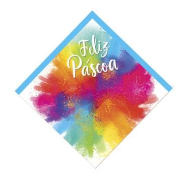 Imagem de Envelope para Ovo 49x49cm Explosão de Cores 750g a 1kg Packpel c/25 un