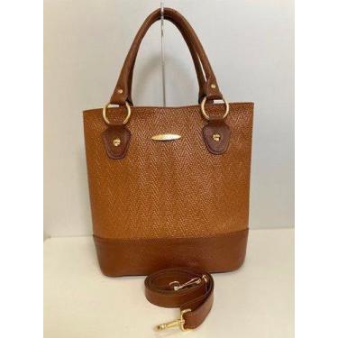 Imagem de Bolsa sacola grande caramelo  caprina, Caramelo